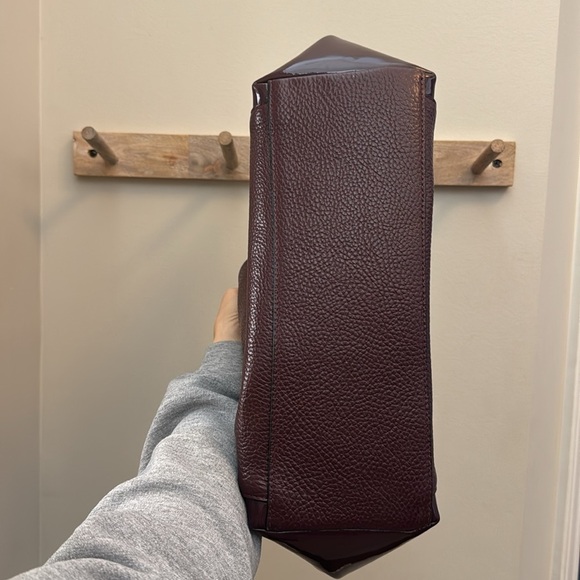 Vintage Coach AVA CHAIN TOTE IN purple SIGNATURE LEATHER - Picture 7 of 11